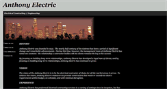 Desktop Screenshot of anthonyelectric.com