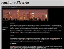 Tablet Screenshot of anthonyelectric.com